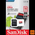 SanDisk ULTRA ANDROID Micro SDHC 16GB 98MB/s Class 10 UHS-I