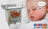 Previjalna miza, predalnik SRAKA Speči medvedek