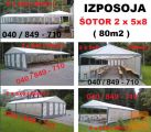 IZPOSOJA ŠOTORA ZA PIKNIK , POROKO , ODDAJA ORODJA