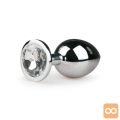 ANALNI ČEP Silver/Clear No.2