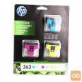 Komplet barvnih kartuš HP 363 (CMY) / Original