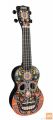 MAHALO ART SERIES SKULL MA1SK/BK Ukulele