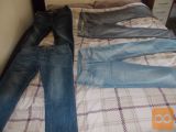 4 jeans hlače za močnejše in 6 kr majic (L)