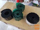 Platična ograjica za vrtm 9cm, 32m