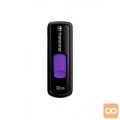 USB DISK TRANSCEND 32GB JF 500, 2.0, črn, drsni priključek