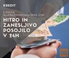 Hitro in zanesljivo posojilo: sluzba.financna@gmail.com