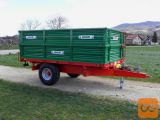 BICCHI 5/6 Ton - enoosna traktorska prikolica