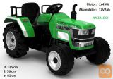 Otroski traktor na akumulator HL2788 (zelen ali rdeč)