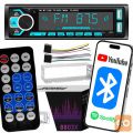 1DIN 12V RGB LCD FM avtoradio 4x60W 2x USB Bluetooth SD +