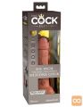 VIBRACIJSKI PENIS King Cock Elite 6 Tan