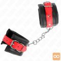 OKOVI ZA ZAPESTJE Kink Black With Red Belt