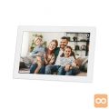 Touch digitalni foto okvir FRAMEO Wi-Fi zvočnik 10,1″ bel