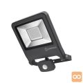 Zunanji LED 50W reflektor s senzorjem IP44 črn